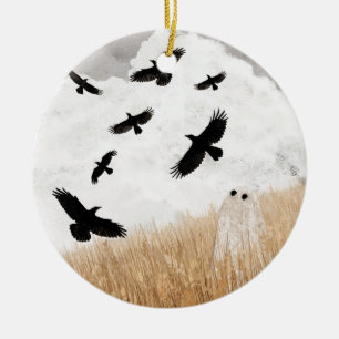Ornamento De Cerâmica Walter & The Crows