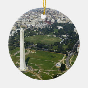 Ornamento De Cerâmica Washington DC Skyline