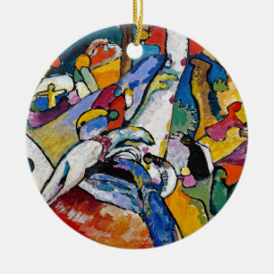 Ornamento De Cerâmica Wassily Kandinsky - Abstrato de Arte da Composiç