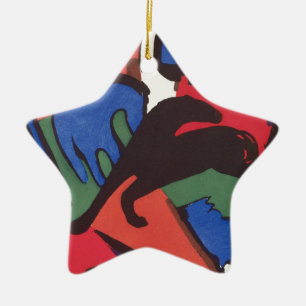 Ornamento De Cerâmica Wassily Kandinsky Franz Marc Blue Rider Painting