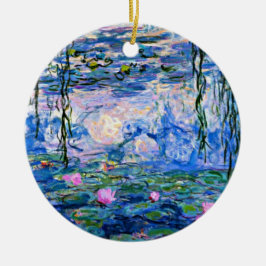 Ornamento De Cerâmica Water Lily, 1919, por Claude Monet,