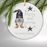 Ornamento De Cerâmica Watercolor Winter Gnomon Buffalo check Natal<br><div class="desc">Watercolor Winter Gnomo em Buffalo verifica Ornament Cerâmico de Natal - Decor de Férias Encantador com Saudação Personalizável, Design Rustic e Charme Whimsical. Ideal para doação festiva. Apresentando o Watercolor Winter Gnomo em Buffalo para verificar o Ornament Cerâmico de Natal, uma encantadora incorporação do espírito de férias. Este encantador ornamento...</div>