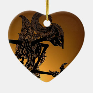 Ornamento De Cerâmica Wayang