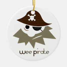 Ornamento De Cerâmica Wee Pirate