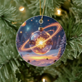 Ornamento De Cerâmica „Weihnachtliche Harmonie“