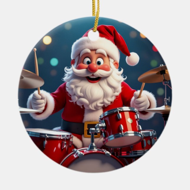 Ornamento De Cerâmica „Weihnachtliche Harmonie“ (Frente)