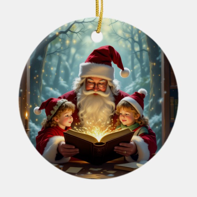 Ornamento De Cerâmica „Weihnachtliche Harmonie“ (Frente)