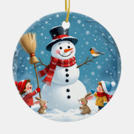 Ornamento De Cerâmica „Weihnachtliche Harmonie“