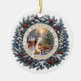 Ornamento De Cerâmica Weihnachtsbaumbehang - Weihnachtsornament