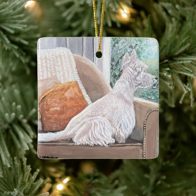 Ornamento De Cerâmica Westin Olhando uma janela (Árvore)