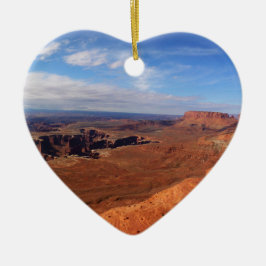 Ornamento De Cerâmica White Rim Overlook no Parque Nacional de Canyonlan