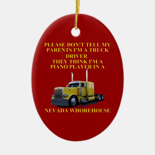 ORNAMENTO DE CERÂMICA WHOREHOUSE DE NEVADA (Frente)