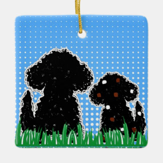 Ornamento De Cerâmica WiggyDogs