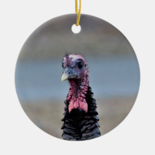 Ornamento De Cerâmica Wild Turkey