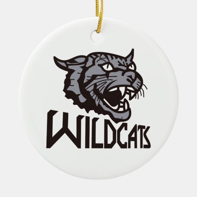 Ornamento De Cerâmica Wildcats (Frente)