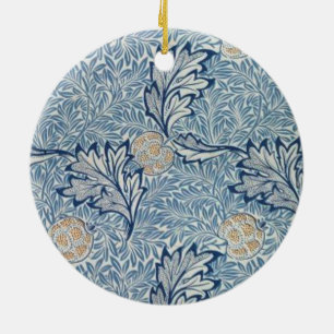 Ornamento De Cerâmica William Morris Apple Fllower Design