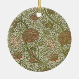 Ornamento De Cerâmica William Morris Cray Sage Flower Floral Botânica