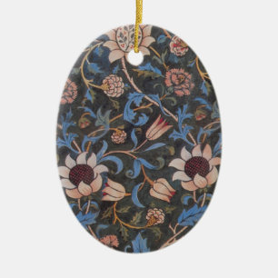 Ornamento De Cerâmica William Morris Evenlode Padrão Têxtil