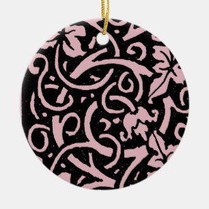 Ornamento De Cerâmica William Morris Grapevine Vine Leaf Patterno