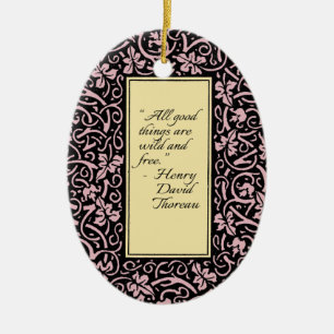 Ornamento De Cerâmica William Morris Grapevine Vine Leaf Patterno