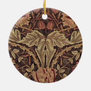 Ornamento De Cerâmica William Morris Honeysuckle English Floral Design