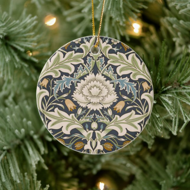 Ornamento De Cerâmica William Morris Severn Floral Pattern Classic (Árvore)