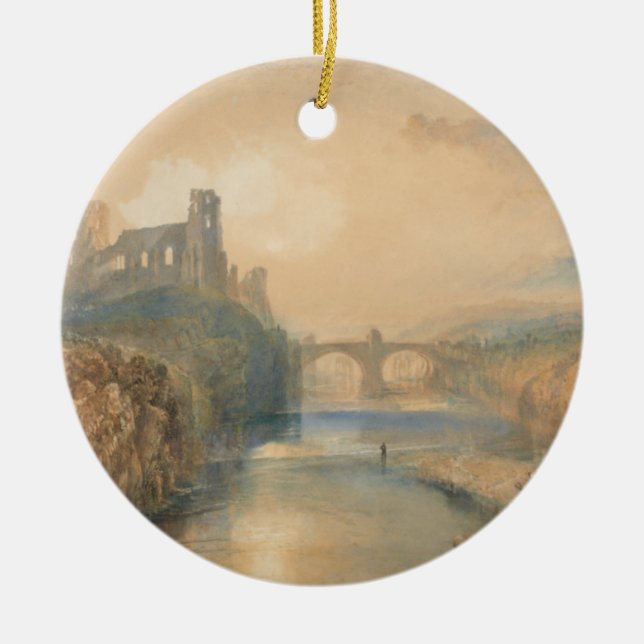 Ornamento De Cerâmica William Turner Barnard Castle  (Frente)