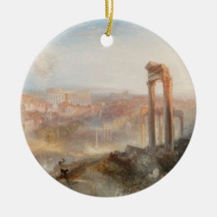Ornamento De Cerâmica William Turner Britânico - Roma Moderna-Campo Vacc
