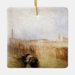 Ornamento De Cerâmica William Turner - Cais de Veneza, Palácio Ducal