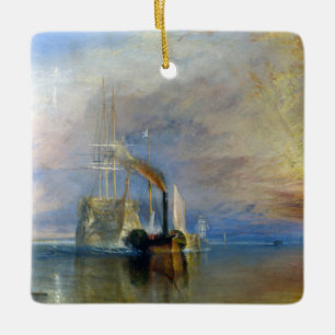 Ornamento De Cerâmica William Turner - O Fighting Temeraire