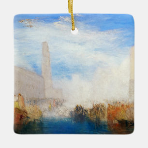 Ornamento De Cerâmica William Turner - Veneza, a Piazzetta