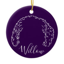 Willow Ornament (Paw Prints)