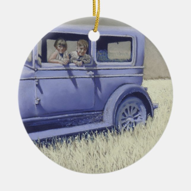 Ornamento De Cerâmica Willys Whippet (Frente)