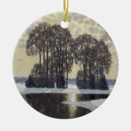 Ornamento De Cerâmica Winter (por Vilhelms Purvitis)