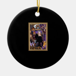 Ornamento De Cerâmica Witchy Whimsigoth Stevie Collage