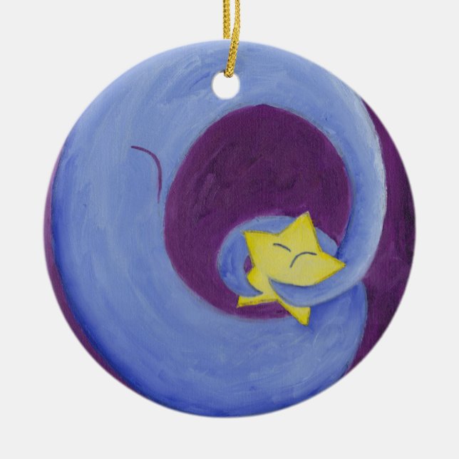 Ornamento De Cerâmica Wmoon (Frente)