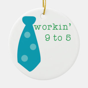 Ornamento De Cerâmica Workin 9 5