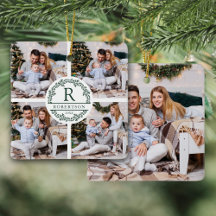 Wreath de Natal Monograma 5 Foto