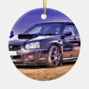 Ornamento De Cerâmica WTI preta de Subaru Impreza WRX