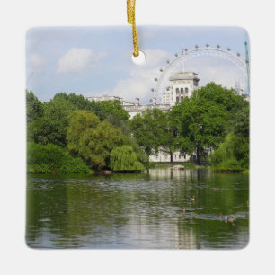 Ornamento De Cerâmica X: Coração de Londres Ceremonial