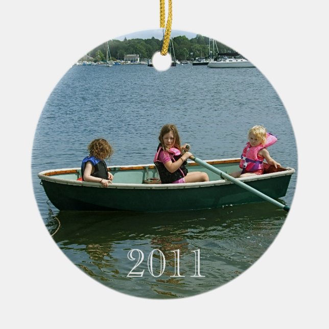 Ornamento De Cerâmica Xmas Amelia 2011 (Frente)