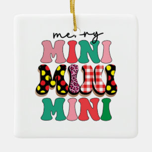Ornamento De Cerâmica Xmas Gift Feliz Mimi