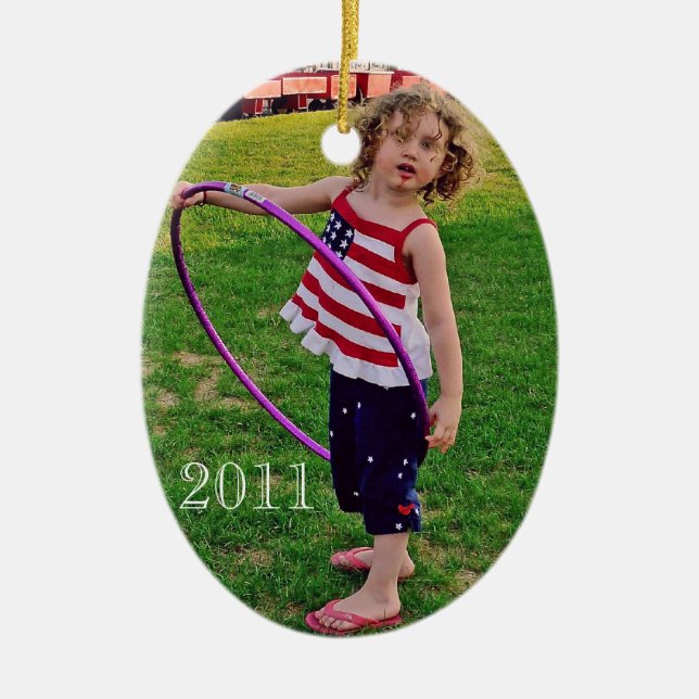 Ornamento De Cerâmica Xmas Kendall 2011 (Frente)