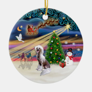 Ornamento De Cerâmica Xmas Magic - Chinês Detido