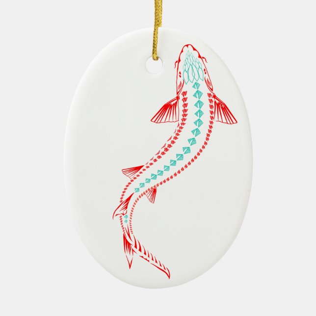 ORNAMENTO DE CERÂMICA >XMAS ORNAMENT-STURGEON FISH-SWIMMMON STURGEON (Frente)