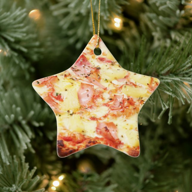 ORNAMENTO DE CERÂMICA XMAS PIZZA (Árvore)
