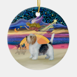 Ornamento De Cerâmica Xmas Star - Petit Basset 9