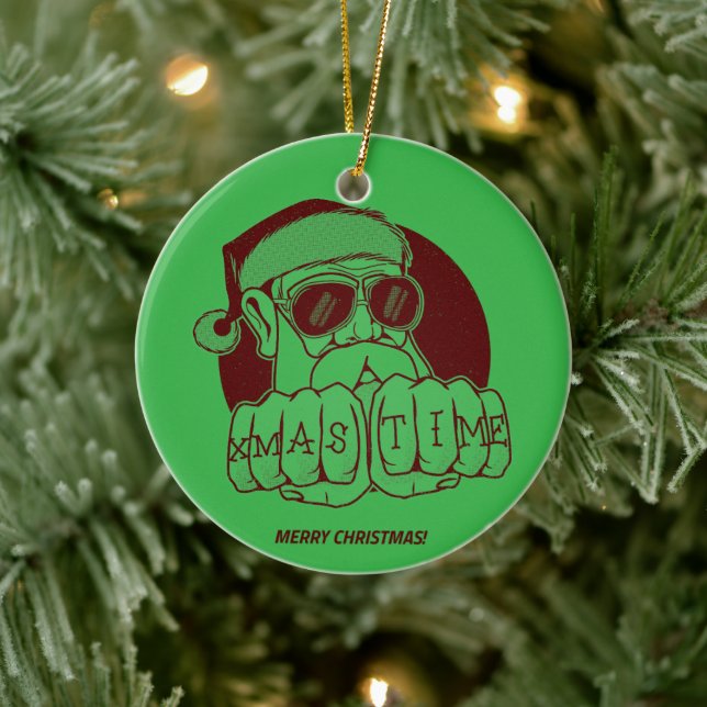 Ornamento De Cerâmica Xmas Time Ceramic Ornament (Árvore)