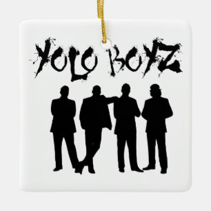 ORNAMENTO DE CERÂMICA YOLO BOYZ