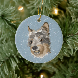 Ornamento De Cerâmica Yorkshire Terrier